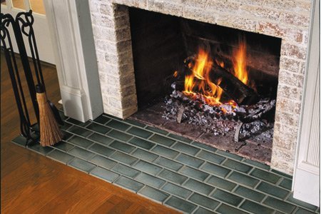 How to trim hardwood near a hearth.