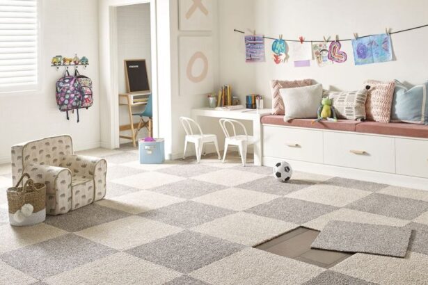 DIY Carpet Tile Flooring Ideas