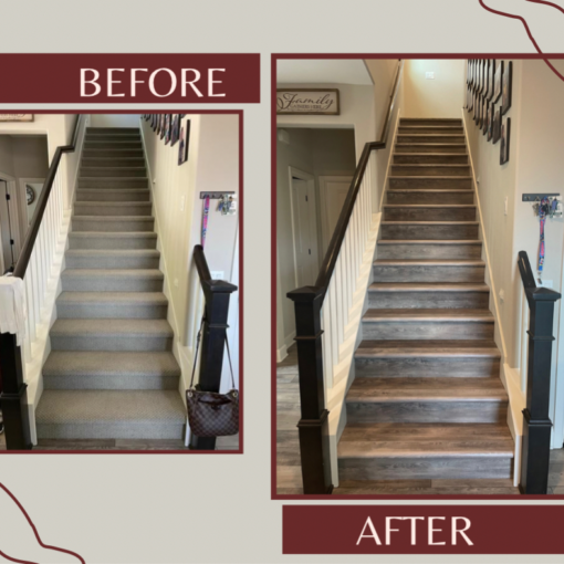 Hardwood or Hard surface Flooring on stairs