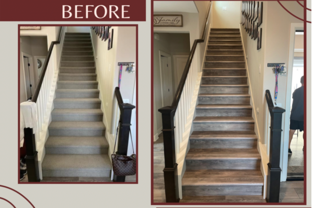 Hardwood or Hard surface Flooring on stairs