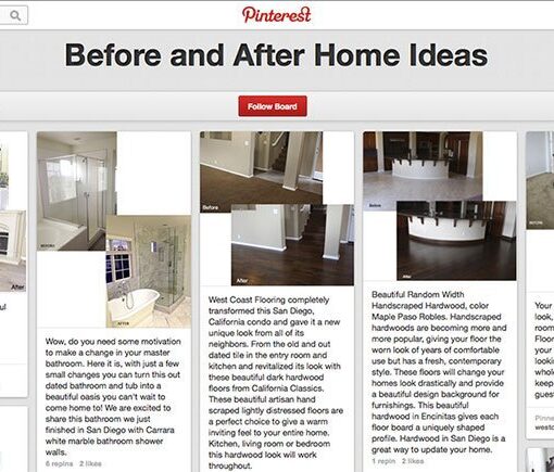 Join West Coast Flooring Center on Pinterest!