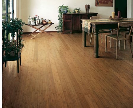 Bamboo flooring is more compact than other available hardwoods. To repair a bamboo floor, you should acquire a surface filler.