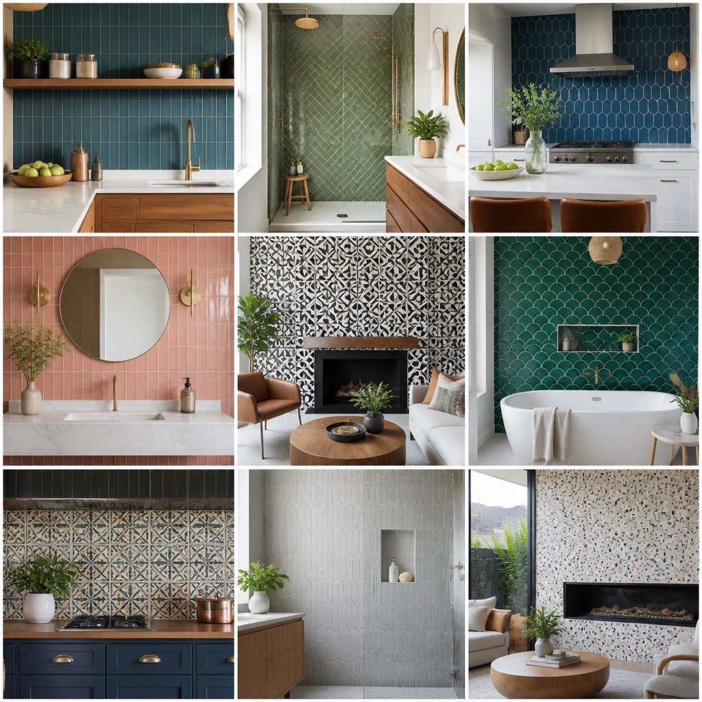 3x3 Lifestyle Tile Collage American Olean Collection