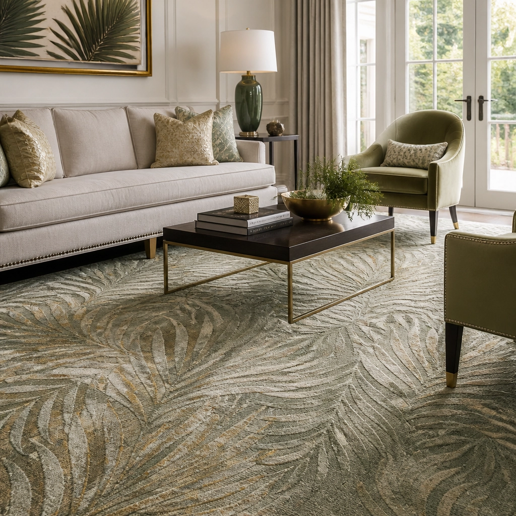 Lush Palm Leaf Motifs - Inlay Collection